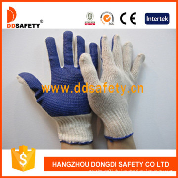 Ddsafety natürliche Baumwoll- / Polyester-Schnur strickt Handschuhe Dkp145